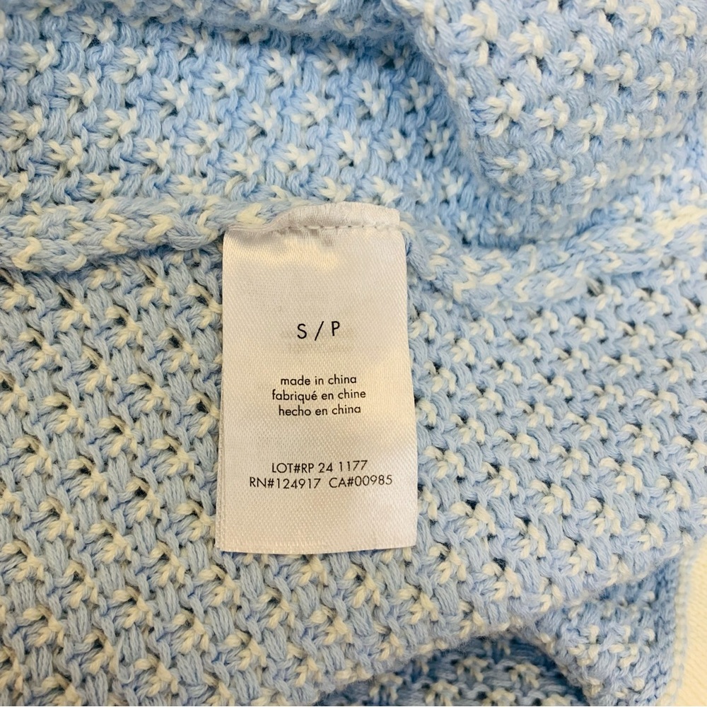 Rachel Parcell Bouclé Knit Blue Sweater Dress Size Small - Picture 6 of 8